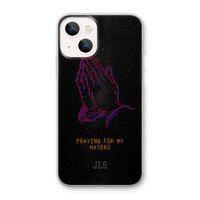 Praying For My Haters: iPhone 13 mini Transparant Hoesje Praying For My Haters: iPhone 13 mini Transparant Hoesje
