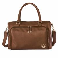 Isoki verzorgingstas double zip satchel Redwood Chestnut