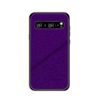 PINWUYO volledige dekking waterdichte schokbestendige PC + TPU + PU beschermhoes voor Galaxy S10 5G (paars)