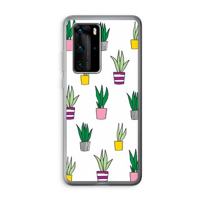 Sanseveria: Huawei P40 Pro Transparant Hoesje