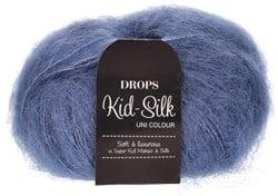 Drops Kid Silk Uni Colour 039 Stormblauw