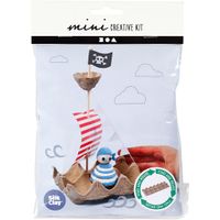 Creativ Company Mini creative kit eierdoos piratenboot