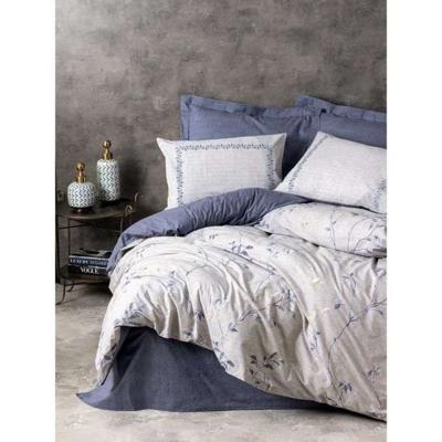 Beddengoedset - 1 dekbedovertrek 220 x 240 cm + 2 kussenslopen 60 x 60 cm - 100% katoen - Blauw
