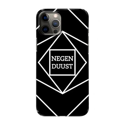 Negenduust geometrisch: Volledig geprint iPhone 12 Pro Max Hoesje