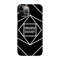 Negenduust geometrisch: Volledig geprint iPhone 12 Pro Max Hoesje