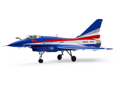 FMS 64mm EDF J-10 PNP met Reflex V3 - Blauw