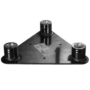 DuraTruss DT 33-BPF driehoek truss baseplate female zwart