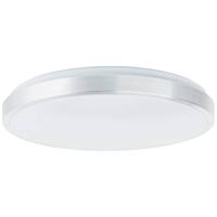 Brilliant Nikkel plafondlampLivius met wit Ø 48,5cm - G80562A21