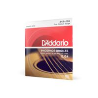 D'Addario EJ24 snaar voor muziekinstrumenten Akoestisch 6 stuk(s) Gitaar