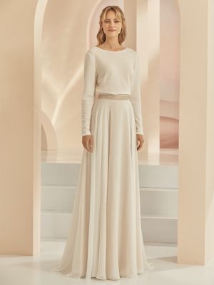 Bianco Evento Kalliope Rok Champagne | Maat: XXXL