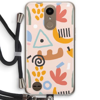 Abstract: LG K10 (2017) Transparant Hoesje met koord
