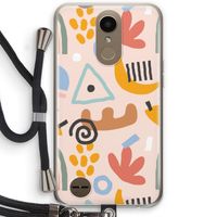 Abstract: LG K10 (2017) Transparant Hoesje met koord