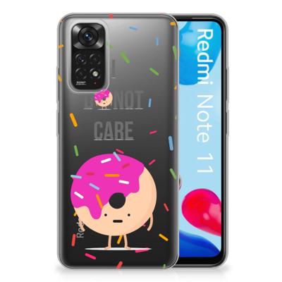 Xiaomi Redmi 10 | Redmi Note 11 4G | Siliconen Case | Donut Roze