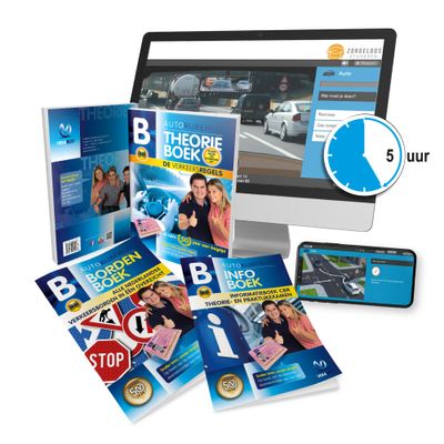 Auto Theorieboek 2023 met 5 Uur Examens Oefenen, CBR Informatie en Verkeersborden