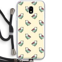 Vogeltjes: Samsung Galaxy J3 (2017) Transparant Hoesje met koord