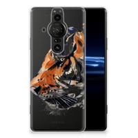 Smartphone hoesje Sony Xperia Pro-I Watercolor Tiger