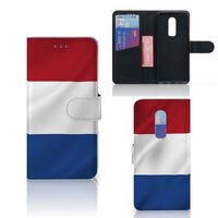 OnePlus 6 Bookstyle Case Nederlandse Vlag - thumbnail