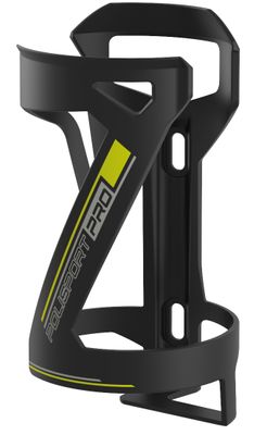Polisport bidonhouder side cage zwart/lime groen