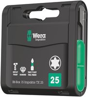 Wera Bit-Box 15 Impaktor TX 25, 15-delig - 1 stuk(s) - 05057775001