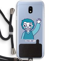 Zwaai: Samsung Galaxy J3 (2017) Transparant Hoesje met koord