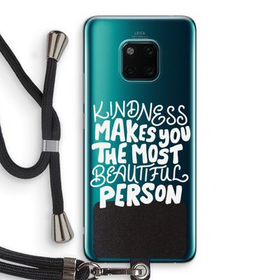 The prettiest: Huawei Mate 20 Pro Transparant Hoesje met koord
