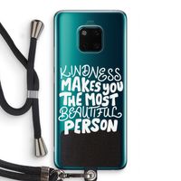 The prettiest: Huawei Mate 20 Pro Transparant Hoesje met koord