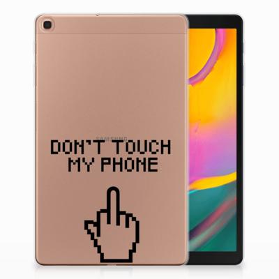 Samsung Galaxy Tab A 10.1 (2019) Print Case Finger Don't Touch My Phone
