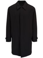 Brioni single-breasted wool blend coat - Noir