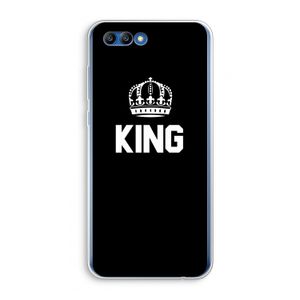 King zwart: Honor 10 Transparant Hoesje