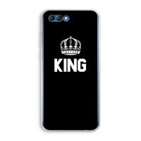 King zwart: Honor 10 Transparant Hoesje