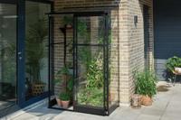 Royal Well | Tuinkas Qube LT 24 | Veiligheidglas 3 mm + Polycarbonaat | Zwart