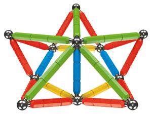 Playtive Magnetische bouwset (Bont gekleurd)