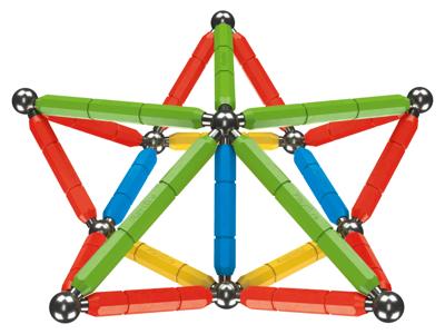 Playtive Magnetische bouwset (Bont gekleurd)