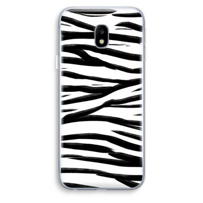 Zebra pattern: Samsung Galaxy J3 (2017) Transparant Hoesje