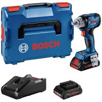 Bosch Professional GDS 18V-330 HC 06019L5002 Accu-draaislagmoeraanzetter 18 V Li-ion Incl. 2 accus, Incl. lader, Incl. koffer - thumbnail