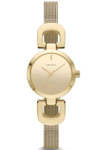 DKNY horlogeband NY2101 Staal Doublé 8mm