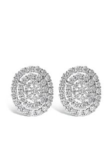 LEO PIZZO boucles d'oreilles Must Have en or blanc 18ct ornées de diamants - Argent