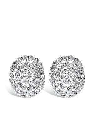LEO PIZZO boucles d'oreilles Must Have en or blanc 18ct ornées de diamants - Argent