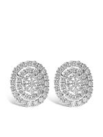 LEO PIZZO boucles d'oreilles Must Have en or blanc 18ct ornées de diamants - Argent