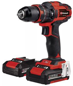 Einhell TE-CD 18/40 Li-i +64 (2x2,0Ah) Accu-klopboor/schroefmachine 2 snelheden Incl. 2 accus, Incl. lader, Incl. koffer