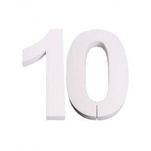 Styropor cijfer 10