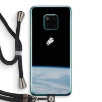 Alone in Space: Huawei Mate 20 Pro Transparant Hoesje met koord
