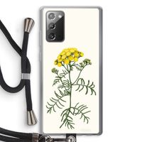 Tansy: Samsung Galaxy Note 20 / Note 20 5G Transparant Hoesje met koord