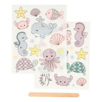 Creativ Company Rub-on stickers oceaan, 2 vellen