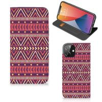 iPhone 12 | iPhone 12 Pro | Hoesje met Magneet | Aztec Paars