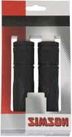 Simson handvatten comfort zwart - optimaal comfort, goede grip, geschikt voor alle fietsen (92mm)