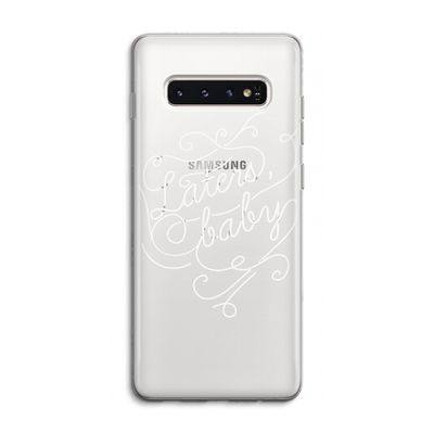 Laters, baby: Samsung Galaxy S10 4G Transparant Hoesje