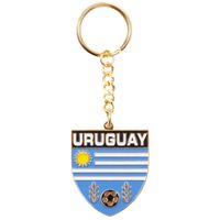 Uruguay Enamel Keyring - thumbnail