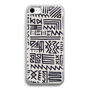 Marrakech print: iPhone SE 2020 Transparant Hoesje