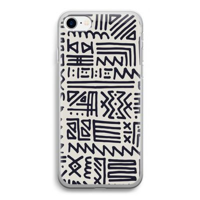 Marrakech print: iPhone SE 2020 Transparant Hoesje